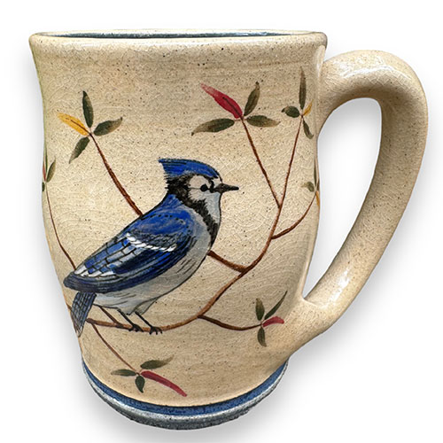 Eugene Painted Bird Mug DP4024